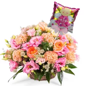 NACIMIENTO ARREGLO DE FLORES PARA NIÑA