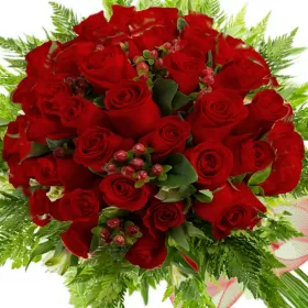 RAMO DE 40 ROSAS ROJAS