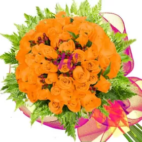 RAMO 40 ROSAS DAMASCO